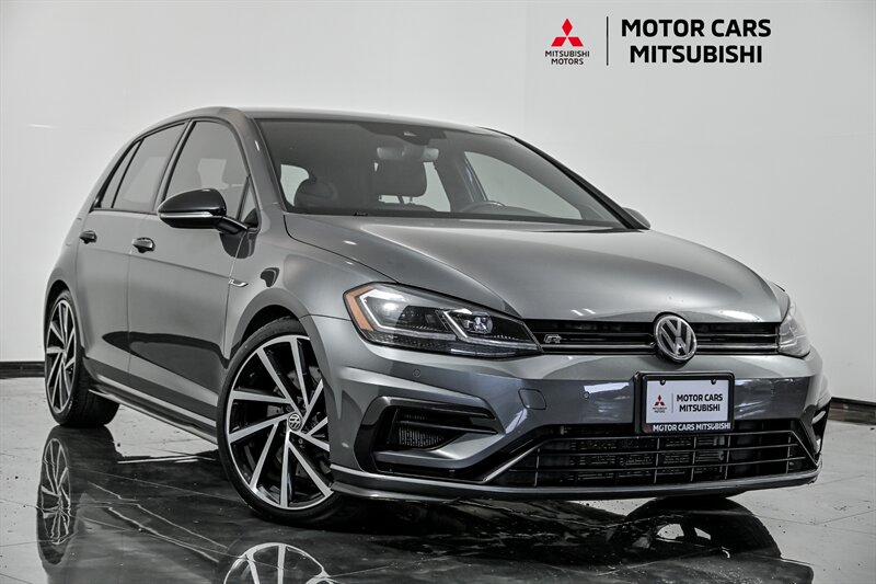 Dust Gray 2019 Volkswagen Golf R Hatchback All-Wheel Drive 6-Speed Manual