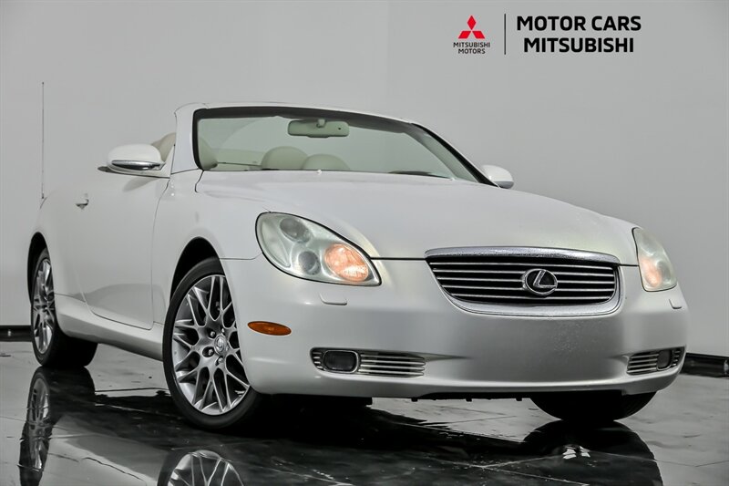 White Gold Crystal 2005 Lexus SC 430 RWD Convertible Rear-Wheel Drive Automatic