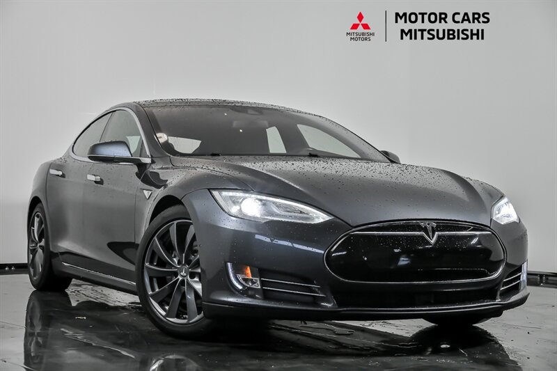 Titanium Metallic 2015 Tesla Model S 70D AWD Sedan All-Wheel Drive Automatic