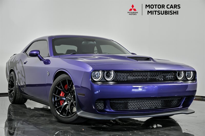 Purple (Plum Crazy Pearl Coat) 2016 Dodge Challenger Coupe Rear-Wheel Drive 6-Speed Manual