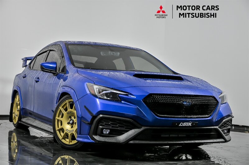 WR Blue Pearl 2022 Subaru WRX Premium AWD Sedan All-Wheel Drive 6-Speed Manual