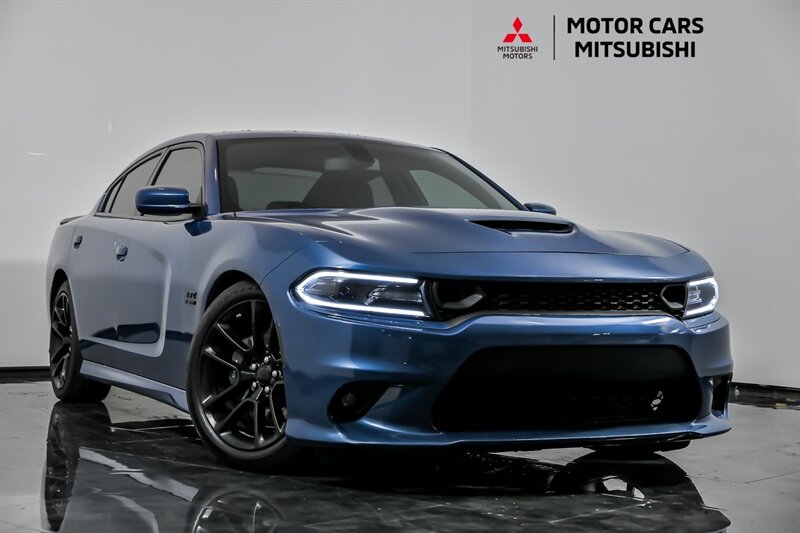 Indigo Blue 2020 Dodge Charger Scat Pack RWD Sedan Rear-Wheel Drive Automatic