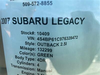 2007 Subaru Outback 2.5i Basic   - Photo 23 - West Richland, WA 99353