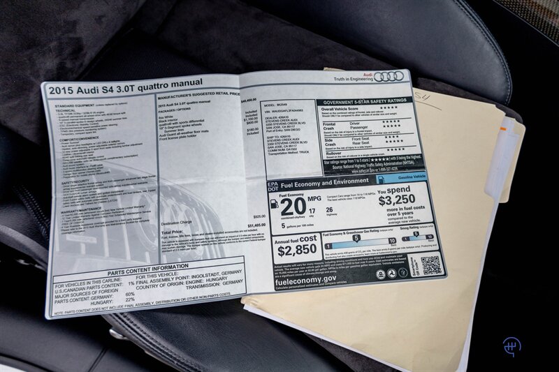 2015 Audi S4 3.0T quattro Premium Plus  APR Dual Pulley - Photo 55 - Wyomissing, PA 19610