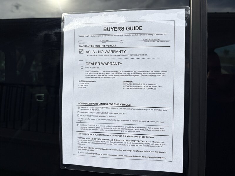 2022 Jeep Gladiator Rubicon - Photo 25 - Lecanto, FL 34461