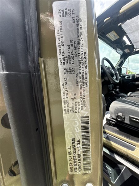 2025 Jeep Wrangler Sport - Photo 40 - Lecanto, FL 34461