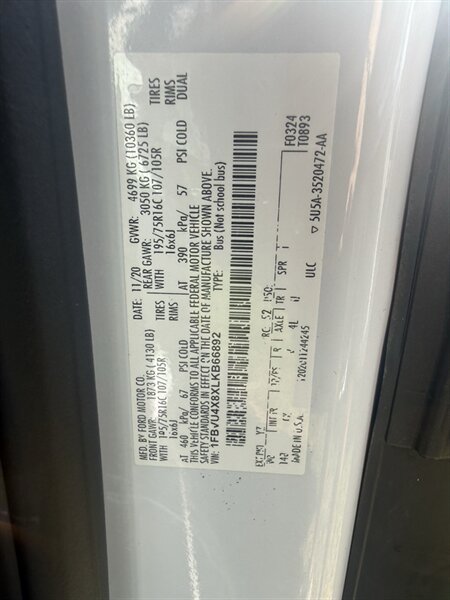 2020 Ford Transit 350 HD XL - Photo 10 - Lecanto, FL 34461