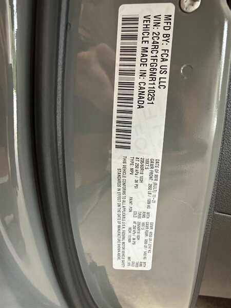 2022 Chrysler Pacifica Touring Wheelchair Accessible - Photo 46 - Lecanto, FL 34461