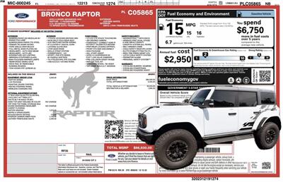 2023 Ford Bronco Raptor - Photo 58 - Lecanto, FL 34461