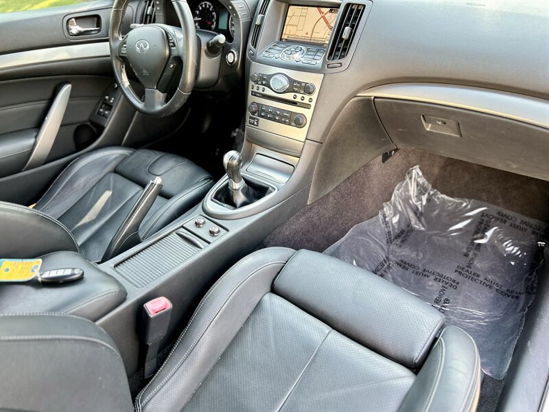 2012 INFINITI INFINITI G37 S JOURNEY 6-SPEED MANUAL COUPE NAVIGAION RARE LOADED   - Photo 44 - Stafford, TX 77477