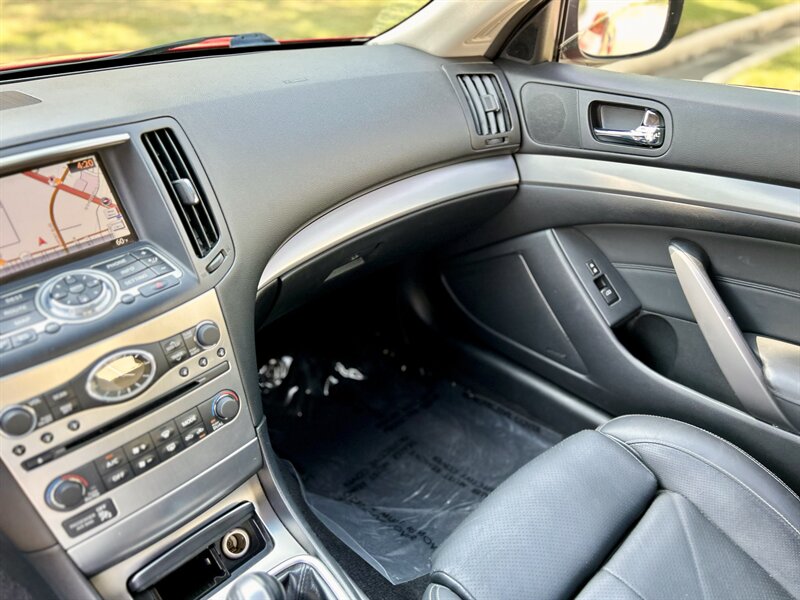 2012 INFINITI INFINITI G37 S JOURNEY 6-SPEED MANUAL COUPE NAVIGAION RARE LOADED   - Photo 49 - Stafford, TX 77477