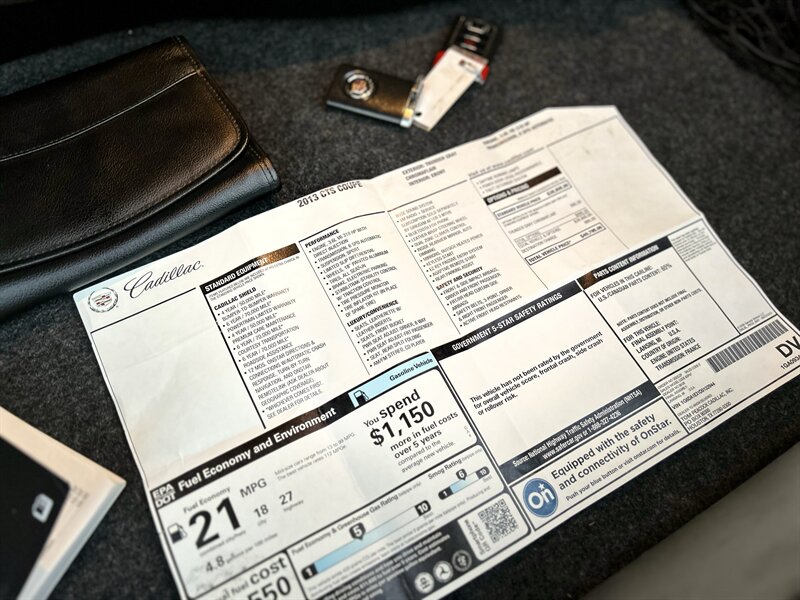 2013 Cadillac CTS 3.6L COUPE LEATHER MICHELIN TIRES YOU TUBE VIDEO   - Photo 55 - Stafford, TX 77477
