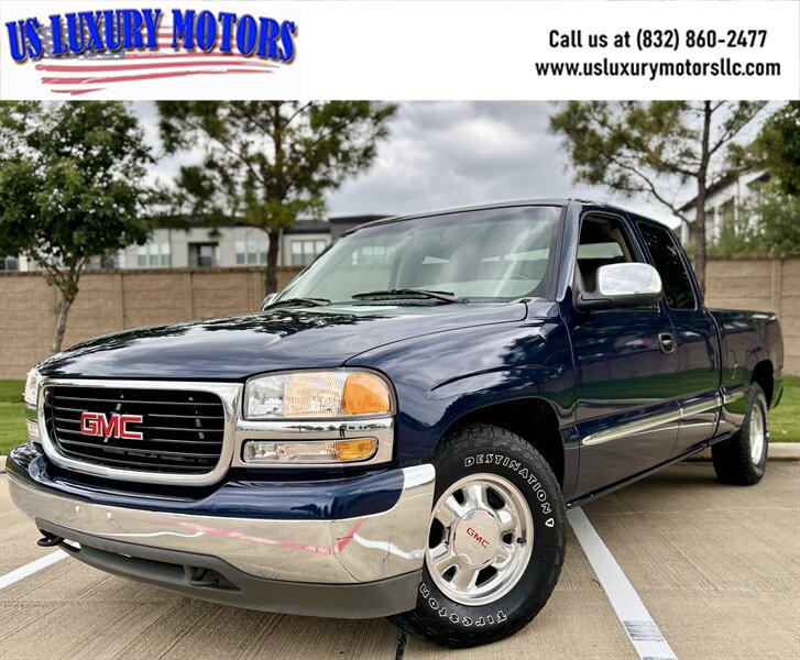 2002 GMC GMC SIERRA SLE 5.3L EXTENDED CAB 98K MILES FRESH PAINT YOUTUBE VIDEO   - Photo 1 - Stafford, TX 77477