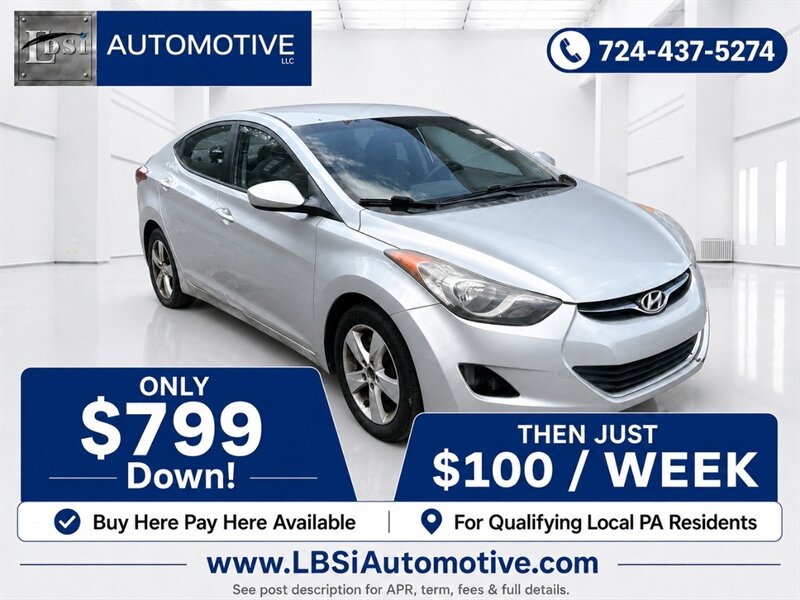 2012 Hyundai ELANTRA GLS   - Photo 1 - Uniontown, PA 15401