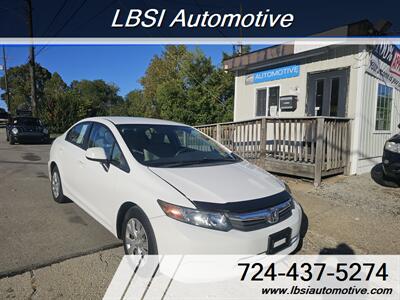 2012 Honda Civic LX   - Photo 1 - Uniontown, PA 15401