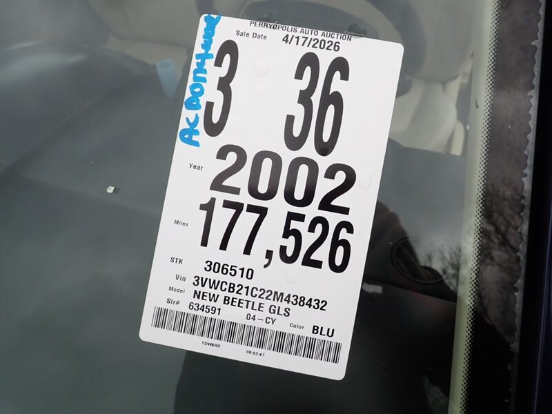 2002 Volkswagen Beetle GLS   - Photo 29 - Uniontown, PA 15401