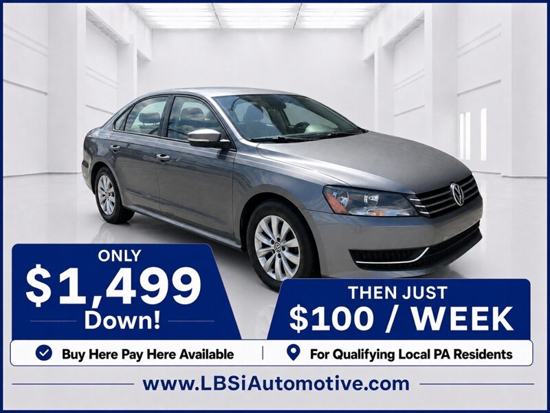 2013 Volkswagen Passat S PZEV   - Photo 1 - Uniontown, PA 15401