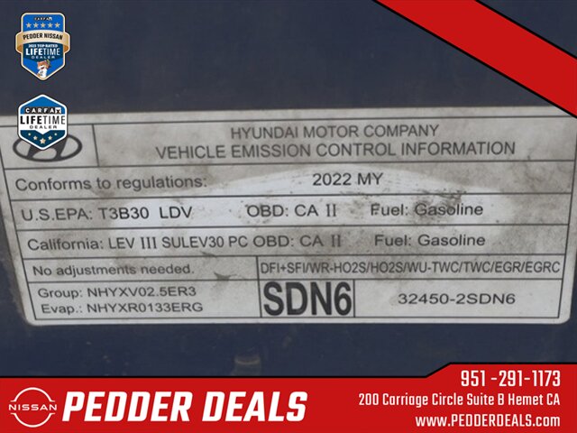 2022 Hyundai SONATA SE   - Photo 31 - Hemet, CA 92545