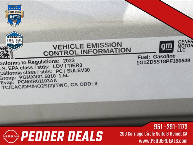 2023 Chevrolet Malibu LT 1LT   - Photo 31 - Hemet, CA 92545