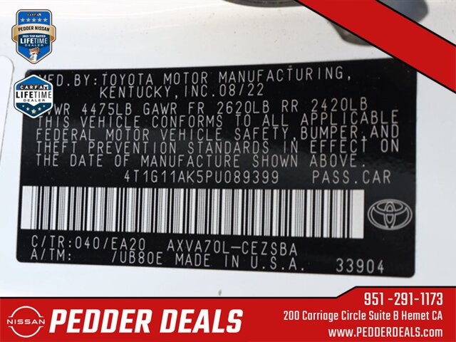 2023 Toyota Camry SE   - Photo 32 - Hemet, CA 92545