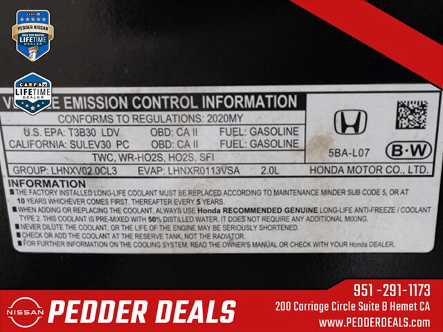 2020 Honda Civic LX   - Photo 31 - Hemet, CA 92545