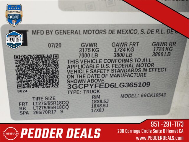 2020 Chevrolet Silverado 1500 LT Trail Boss   - Photo 30 - Hemet, CA 92545