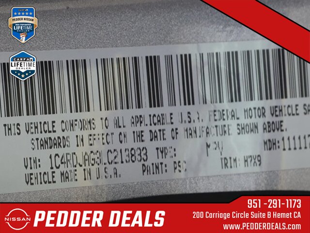 2020 Dodge Durango SXT   - Photo 33 - Hemet, CA 92545