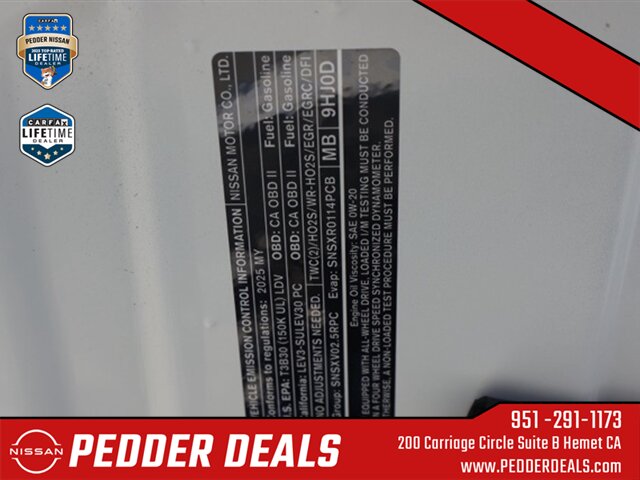 2025 Nissan Altima 2.5 S   - Photo 31 - Hemet, CA 92545