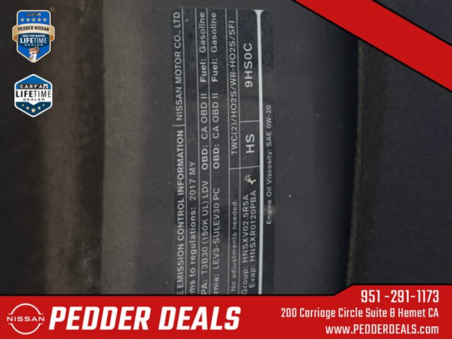 2017 Nissan Altima 2.5 SR   - Photo 31 - Hemet, CA 92545