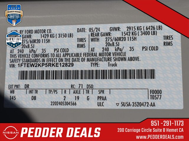 2024 Ford F-150 STX   - Photo 31 - Hemet, CA 92545