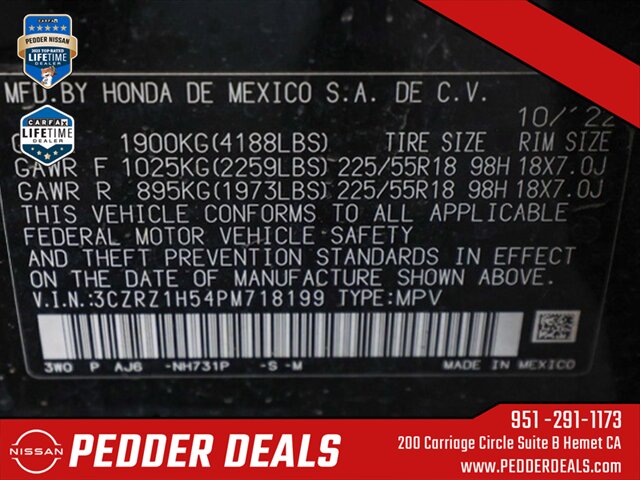 2023 Honda HR-V Sport   - Photo 33 - Hemet, CA 92545