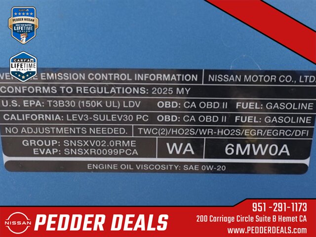 2025 Nissan Sentra SV   - Photo 30 - Hemet, CA 92545