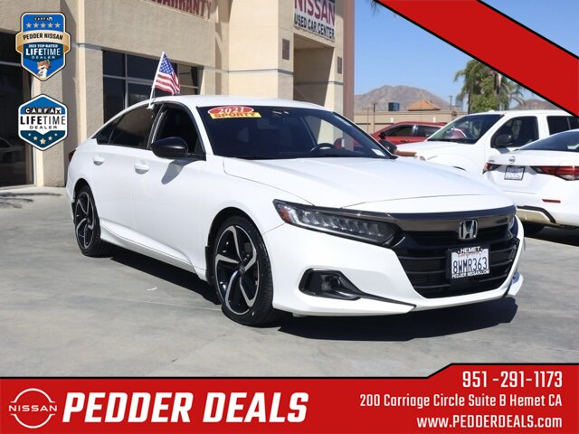 2021 Honda Accord Sport   - Photo 2 - Hemet, CA 92545
