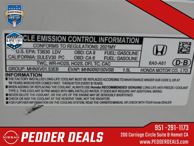 2021 Honda Accord Sport   - Photo 31 - Hemet, CA 92545