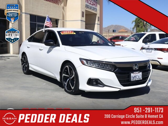 2021 Honda Accord Sport   - Photo 1 - Hemet, CA 92545