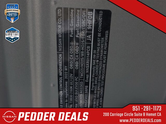 2022 Nissan Altima 2.5 SV   - Photo 31 - Hemet, CA 92545