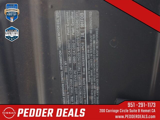 2022 Nissan Altima 2.5 SV   - Photo 31 - Hemet, CA 92545