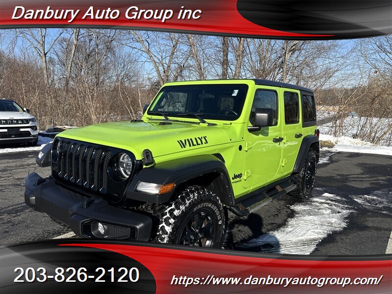 2021 Jeep Wrangler Unlimited Sport  WILLYS - Photo 1 - Danbury, CT 06810