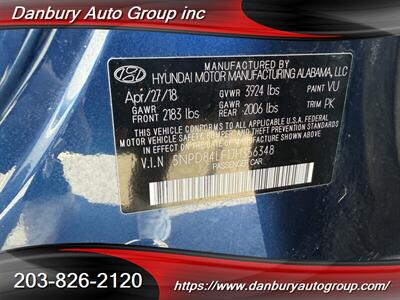2018 Hyundai ELANTRA SEL  VALUE PKG - Photo 11 - Danbury, CT 06810