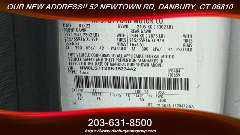 2022 Ford Transit Connect XLT - Photo 24 - Danbury, CT 06810