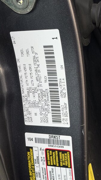 2017 Toyota Tundra SR - Photo 28 - Danbury, CT 06810