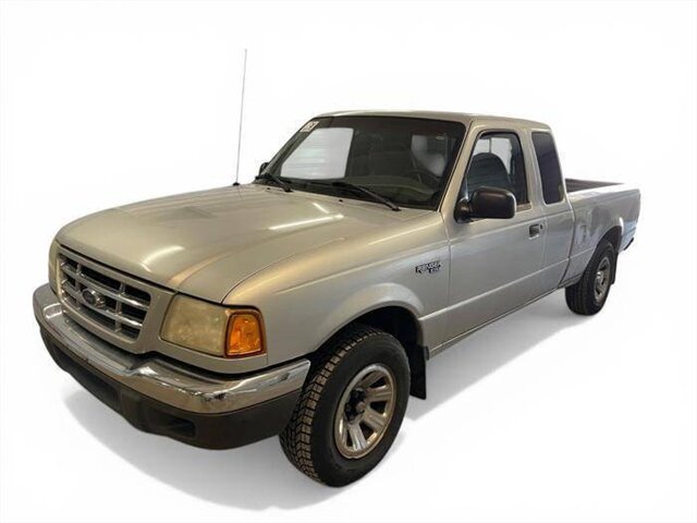 Silver 2001 Ford Ranger XLT 4 Door SuperCab RWD Pickup Truck Automatic