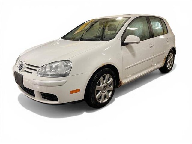 White 2008 Volkswagen Rabbit 2.5L Hatchback 5-Speed Manual