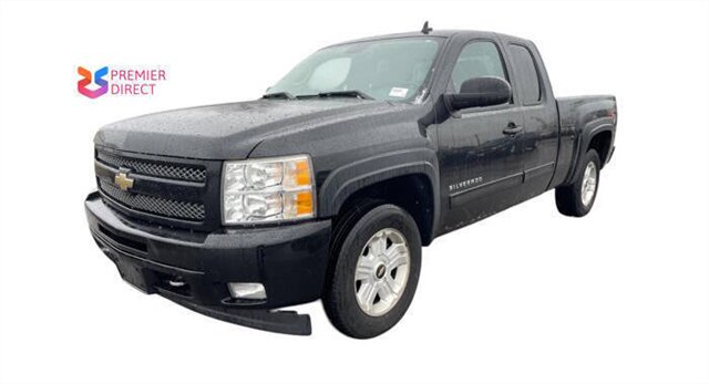 Black 2011 Chevrolet Silverado 1500 LT Extended Cab 4WD Pickup Truck Four-Wheel Drive Automatic