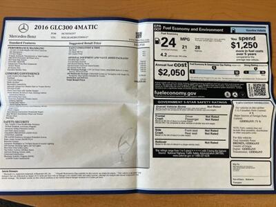 2016 Mercedes-Benz GLC GLC 300 4MATIC Sport Utility 4D - Photo 22 - Canton, MA 02021