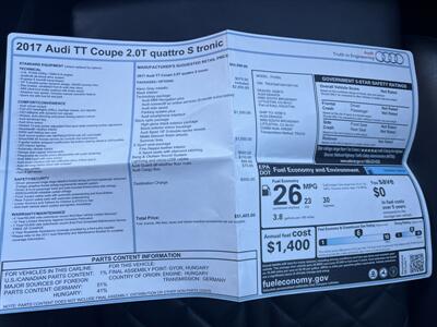 2017 Audi TT 2.0T quattro - Photo 14 - Canton, MA 02021