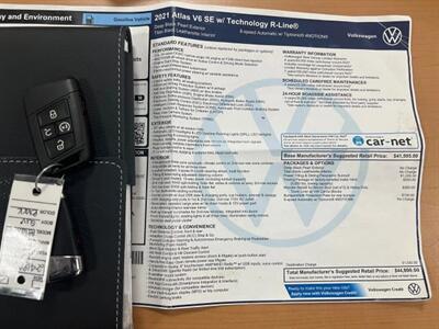 2021 Volkswagen Atlas SE R-Line 4Motion w/Tech Pkg Sport Utility 4D   - Photo 24 - Canton, MA 02021