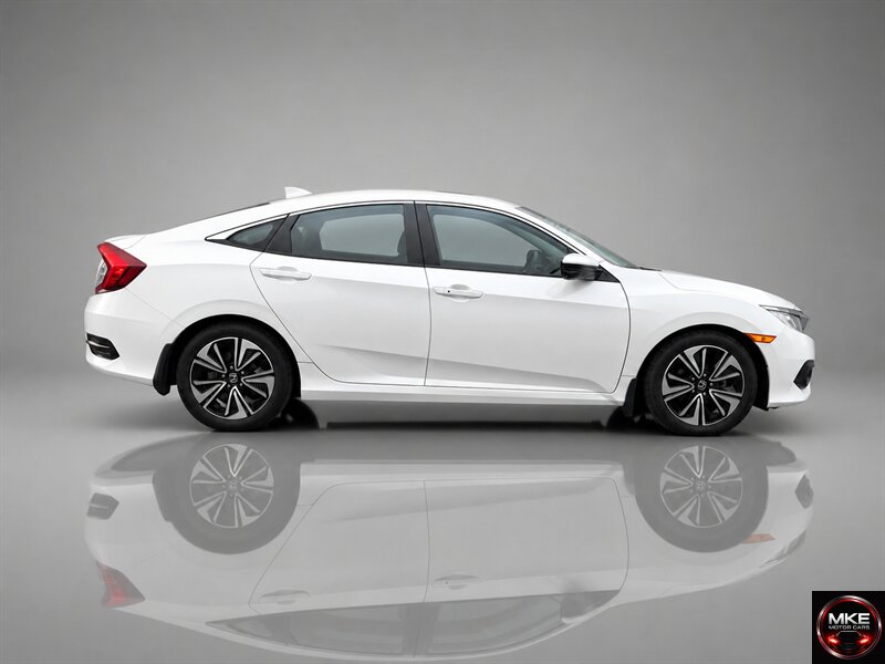 White Orchid Pearl 2018 Honda Civic Sedan Front-Wheel Drive 6-Speed Manual