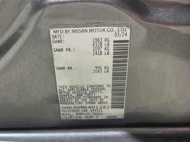 2024 Nissan Altima SV FWD - Photo 24 - Warrington, PA 18976