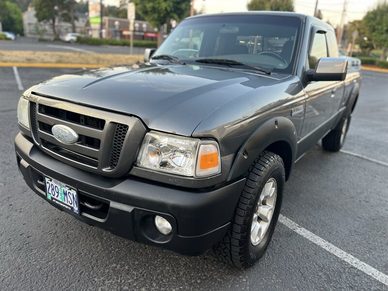 Gray (Dark Shadow Grey Clearcoat Metallic) 2008 Ford Ranger Pickup Truck Four-Wheel Drive 5-Speed Manual
